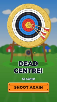 Archery Range - Sunny Meadow end card