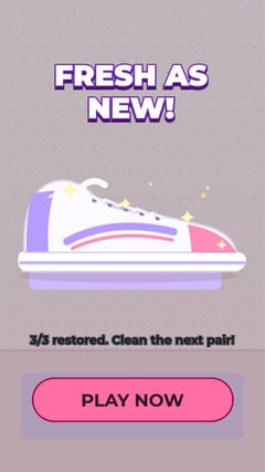 ASMR Clean - Sneaker Restore end card