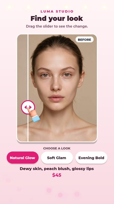 Beauty – Book Your Chair playable ad template preview