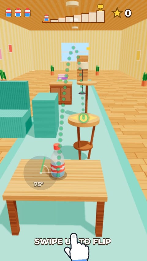 Bottle Flip - Living Room template preview