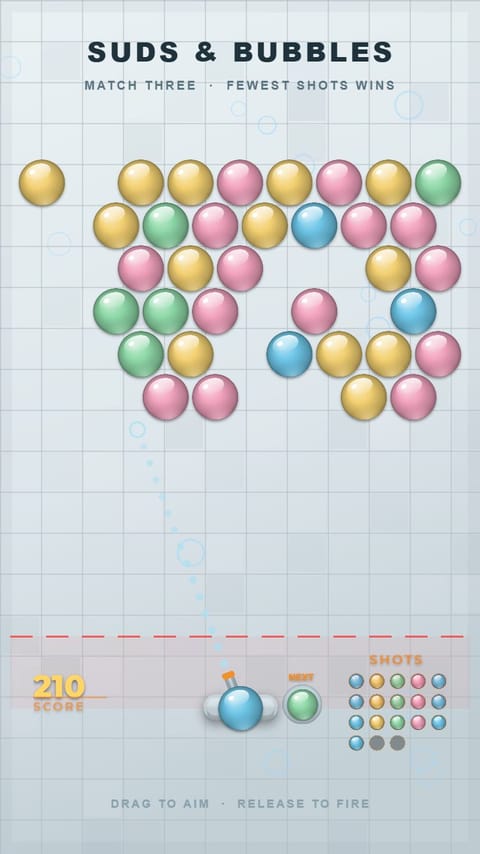 Bubble Shooter - Suds & Bubbles playable ad template preview