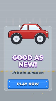 Car Repair - Blue Garage end card