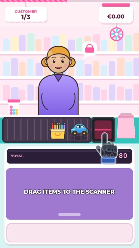 Cashier - Candy Shop template preview