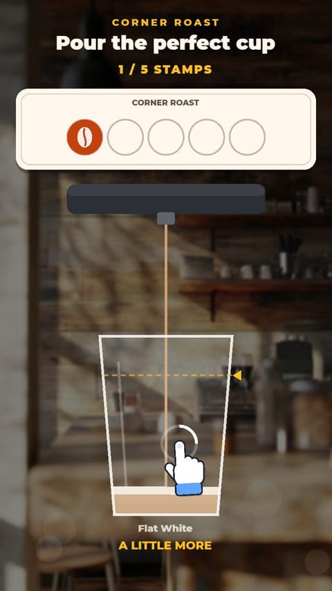 Coffee Loyalty – Stamp Card playable ad template preview