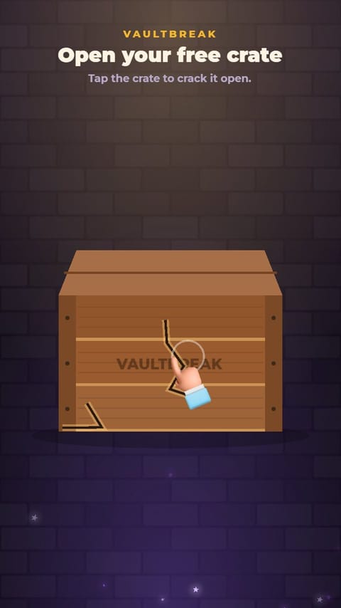 Collectibles – Open the Crate playable ad template preview