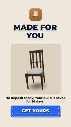 Configurator – The Atelier Chair end card