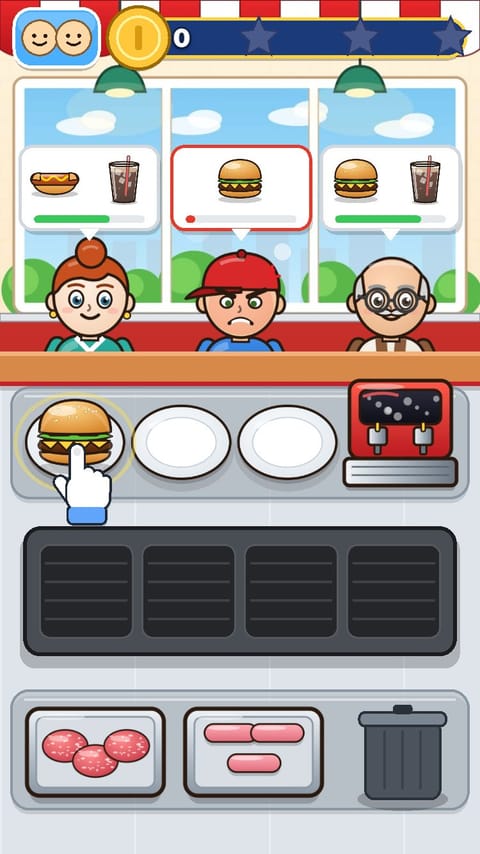 Cook & Serve - Burger Diner playable ad template preview