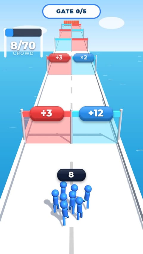 Crowd Runner - Count Rush playable ad template preview