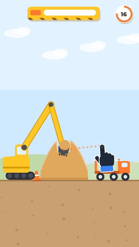 Digger - Construction Site template preview