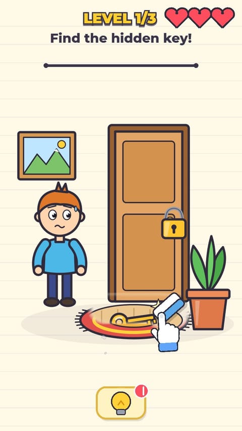 Rub Out Riddles - Cream Sheet playable ad template preview