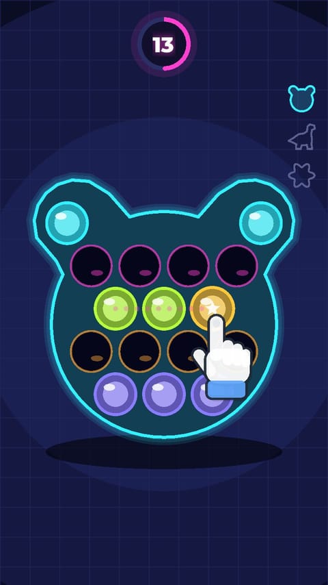 Fidget Pop - Neon Glow template preview