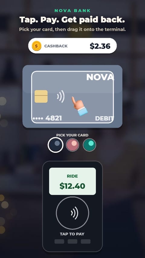 Fintech – Pick Your Card playable ad template preview