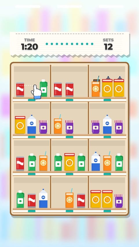 Shelf Sort - Mini Mart playable ad template preview