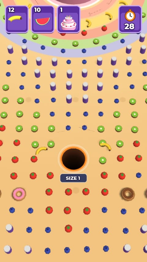 Hole Eats Everything - Snack Sweep playable ad template preview