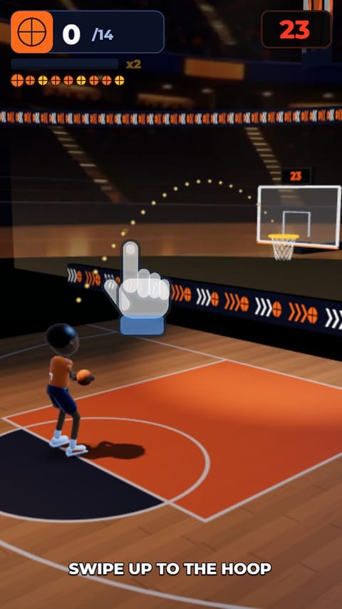 Hoops - Arena playable ad template preview