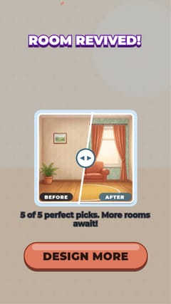 Makeover - Cosy Living Room end card