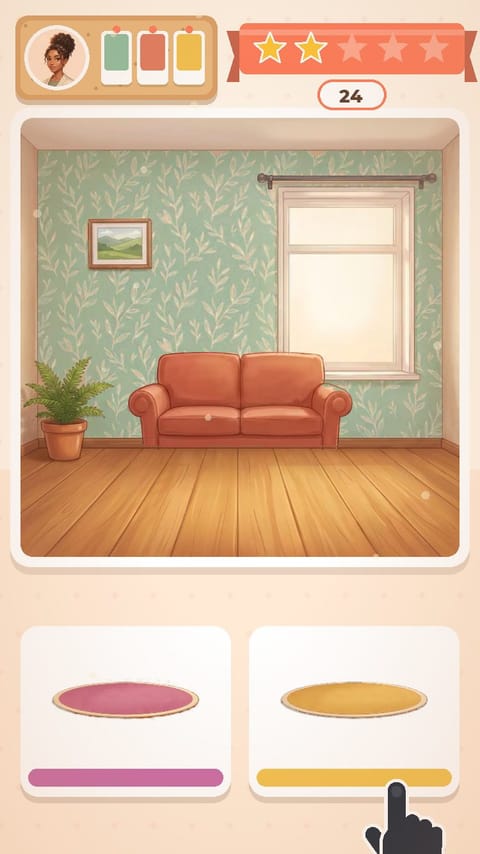 Makeover - Cosy Living Room template preview