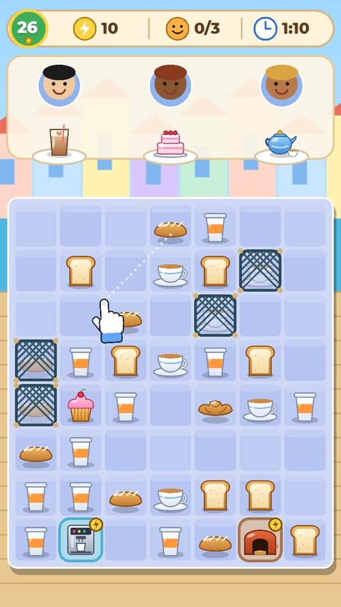 Merge Town - Harbor Kitchen playable ad template preview