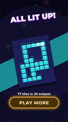 Paint Maze - Neon Glow end card