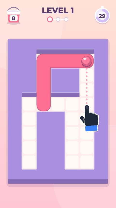 Paint Maze - Pastel Blocks template preview