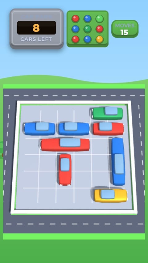 Parking Jam - Car Park Rush playable ad template preview