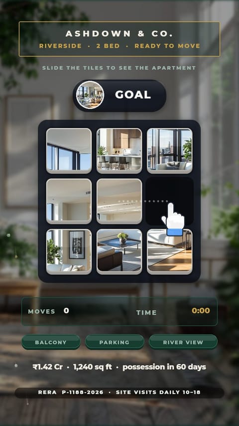 Real Estate – Slide to Reveal playable ad template preview