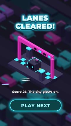 Road Hop - Neon City end card