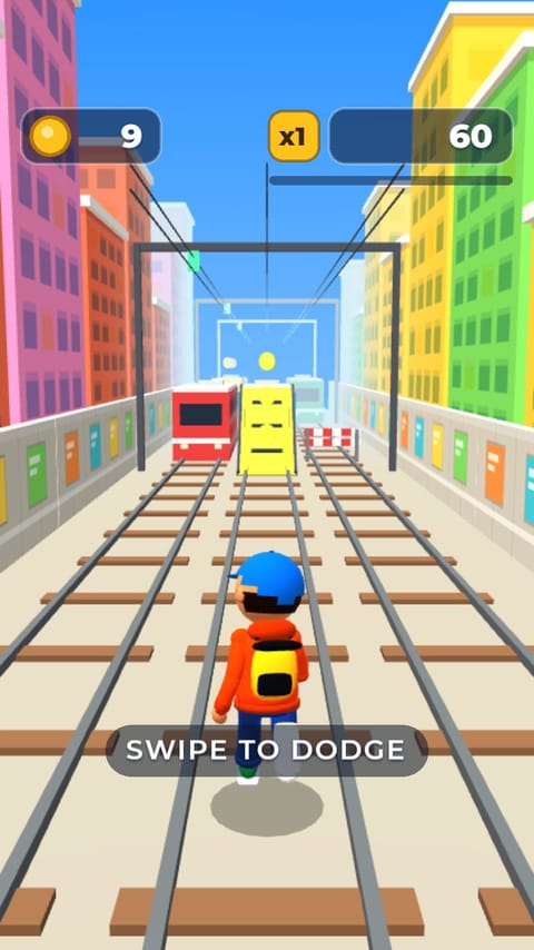 3D Runner - City Line template preview