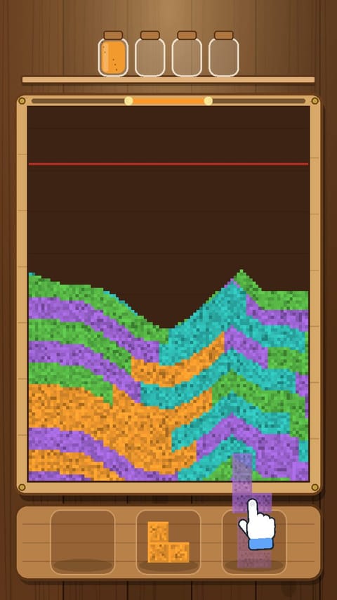 Sand Blocks - Wooden Box playable ad template preview