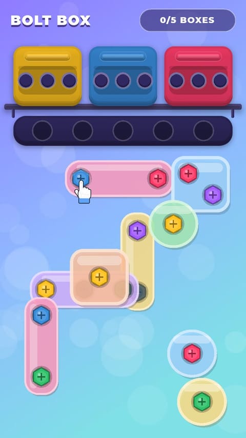 Screw Sort - Bolt Box playable ad template preview