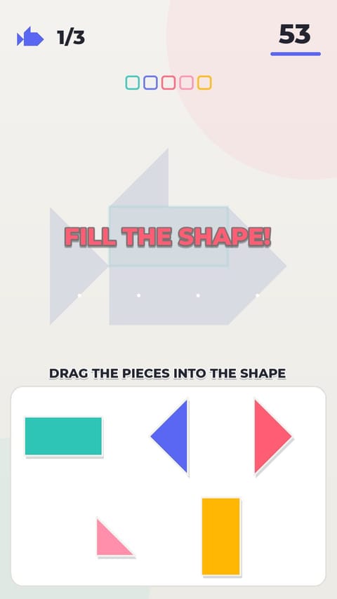 Shape Fit - Colour Blocks template preview