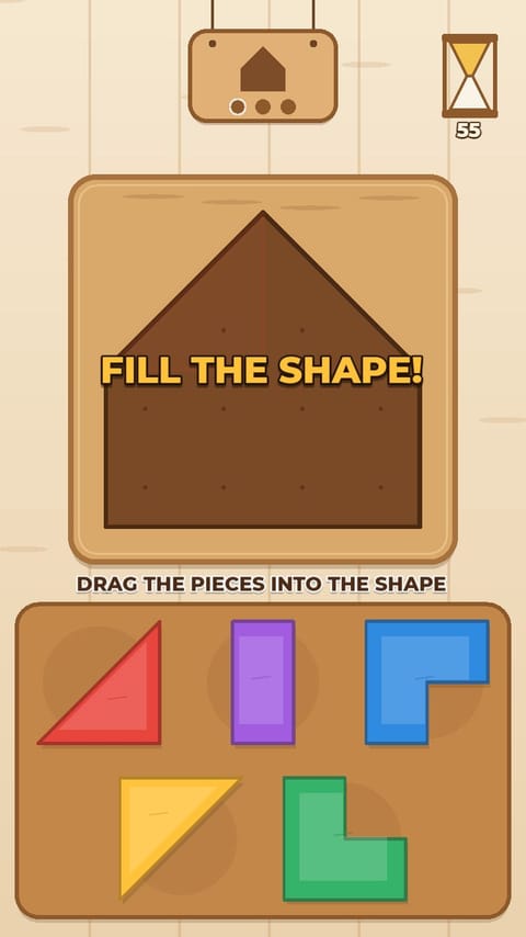Shape Fit - Wooden Toys template preview
