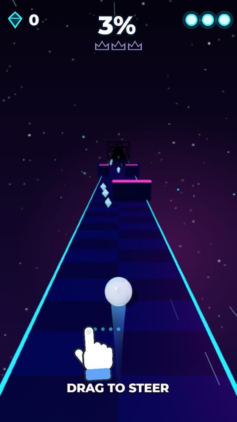 Sky Roll - Neon Space template preview