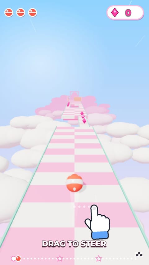 Sky Roll - Candy Track template preview