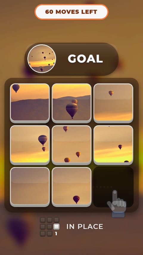 Slide Puzzle - Sky High playable ad template preview