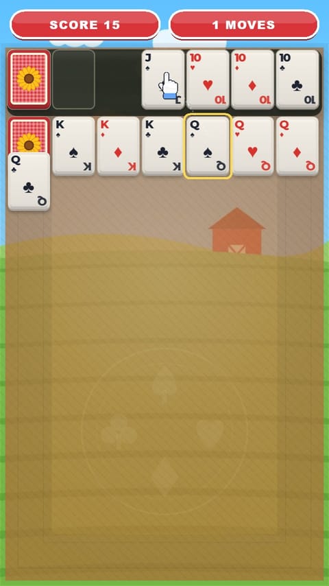 Solitaire - Harvest playable ad template preview