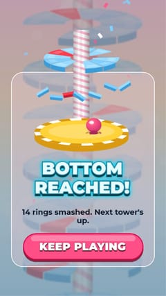 Spiral Drop - Candy Tower end card
