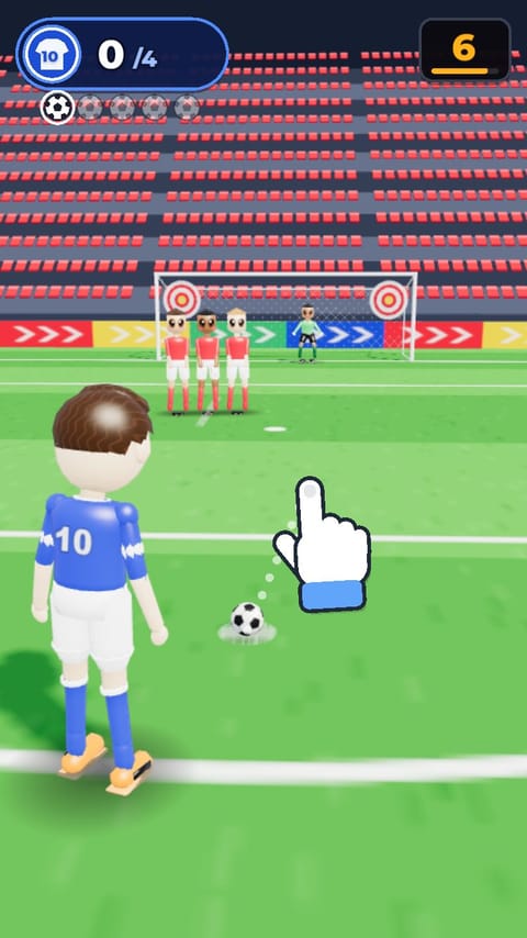Sports Flick - Free Kick playable ad template preview