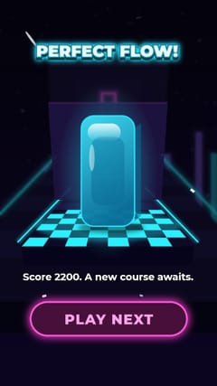 Squish Through - Neon Glass end card