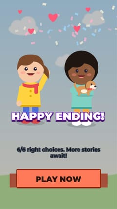 Story Choice - The Lost Puppy end card