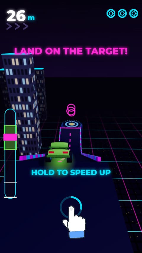Stunt Ramp - Neon City template preview