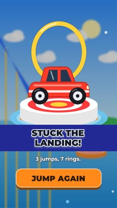 Stunt Ramp - Sunny Sea end card