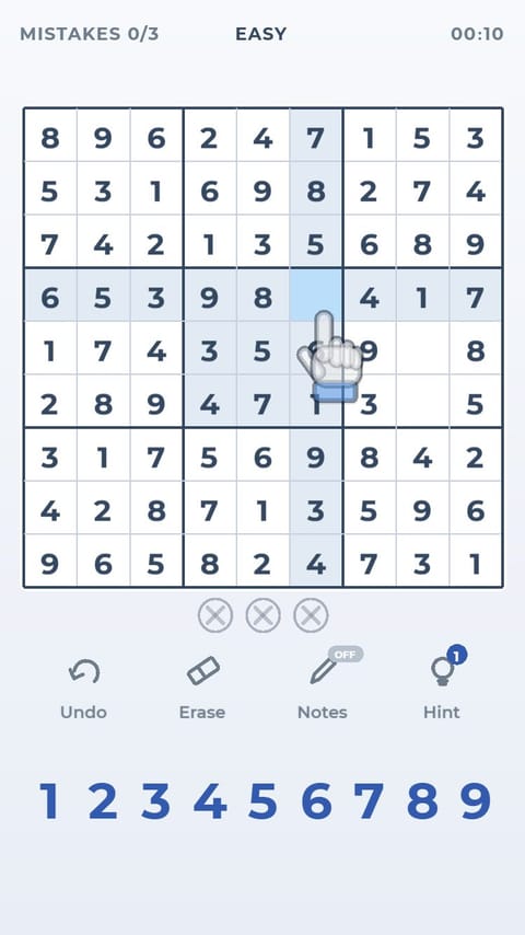 Sudoku - Classic playable ad template preview