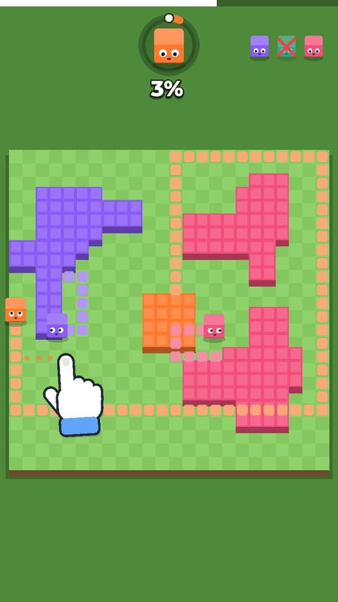 Territory Grab - Blocks template preview