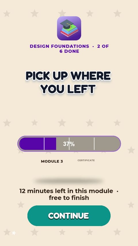 2 of 6 Done – Syllabus playable ad template preview