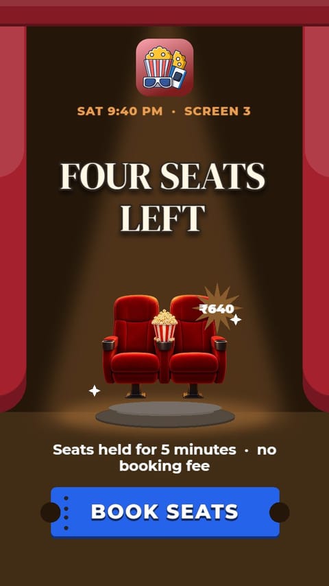 Four Left – Seat Map playable ad template preview
