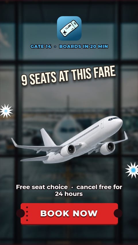 Gate Closing – Boarding Pass playable ad template preview